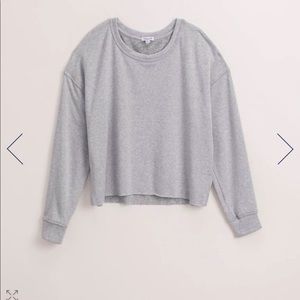 NWT Splendid Raw Edge Pullover